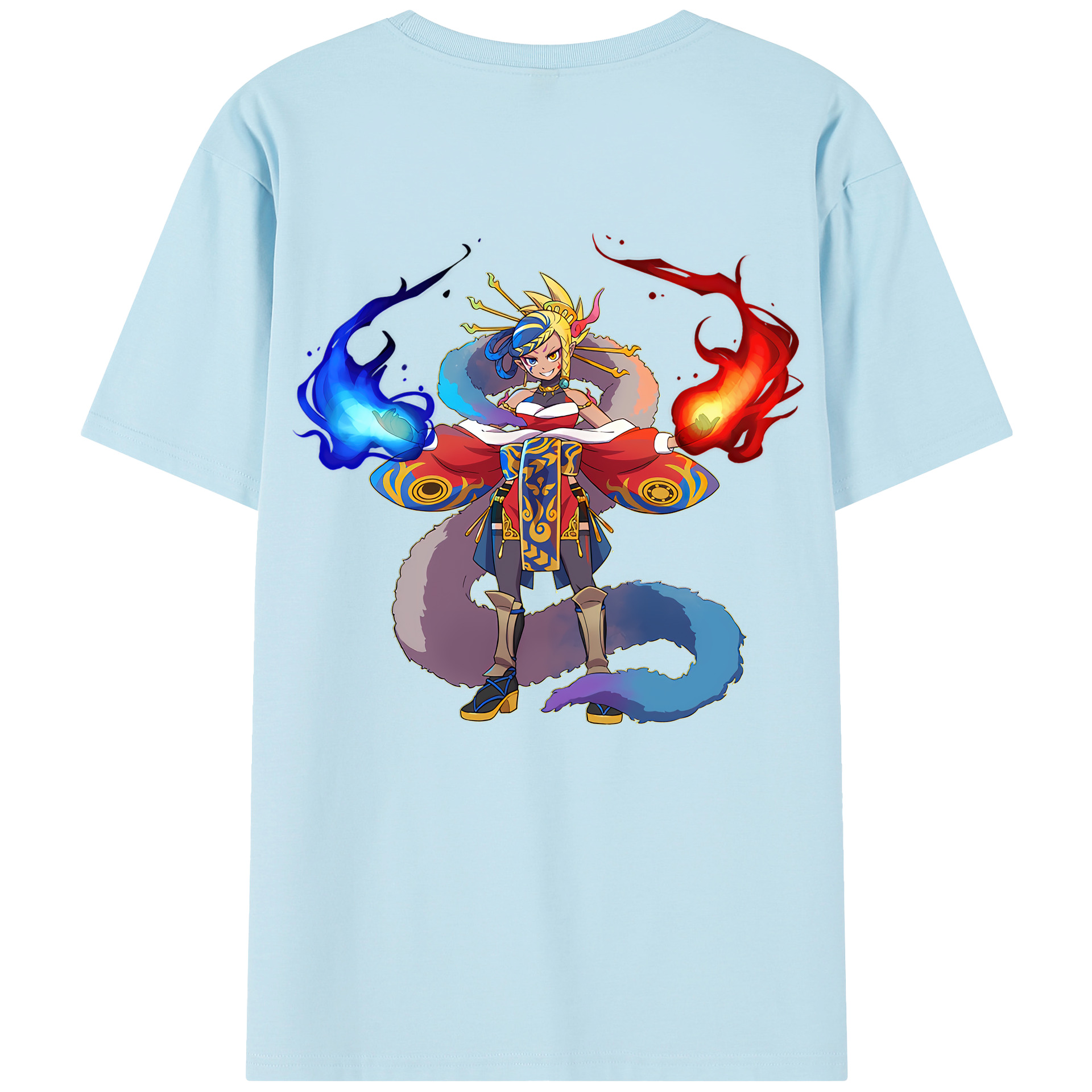 （画像用） 妖怪ウォッチ Yo-kai Watch 綿100％半袖Tシャツ（背面プリント）
